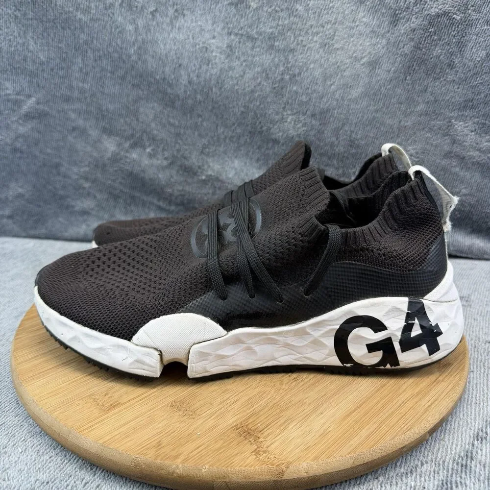 G/FORE MG4+ Shoes Mens Size 10 Black Knit Golf Sneakers Slip On G4MS20EF07